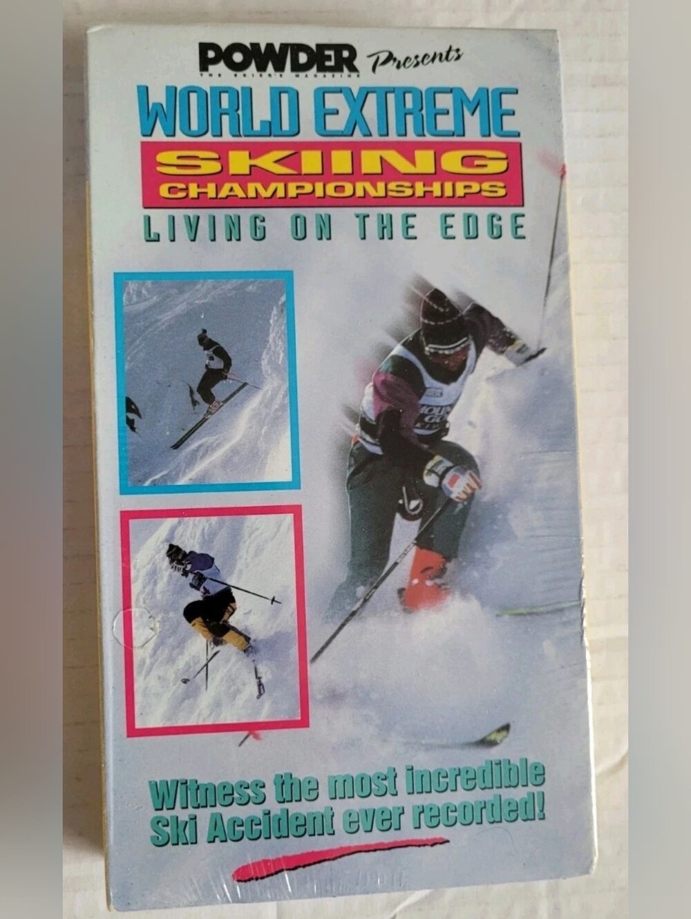 World Extreme Skiing Championships Powder Presents (1994, VHS) Vintage
